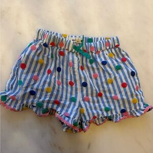 Mini Boden Colorful Striped polka dot Kids Shorts